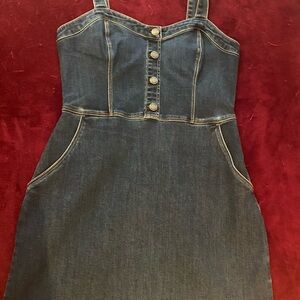 Hollister Blue Denim Mini Dress